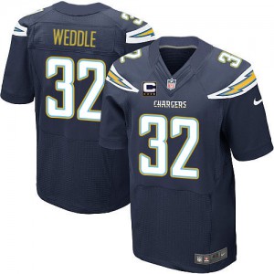 Hommes Nike San Diego Chargers # Eric Weddle Élite bleu marine équipe couleur 32C Patch NFL Maillot Magasin Hommes Nike San Diego Chargers # Eric Weddle Élite bleu marine équipe couleur 32C Patch NFL Maillot Magasin