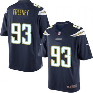Couleur NFL maillot de l'équipe jeunesse Nike San Diego Chargers # 93 Dwight Freeney Élite Navy Blue Couleur NFL maillot de l'équipe jeunesse Nike San Diego Chargers # 93 Dwight Freeney Élite Navy Blue