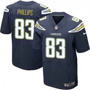 Hommes Nike San Diego Chargers # 83 John Phillips élite bleu marine équipe NFL Maillot Magasin de couleur Hommes Nike San Diego Chargers # 83 John Phillips élite bleu marine équipe NFL Maillot Magasin de couleur