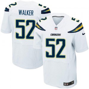 Hommes Nike San Diego Chargers # 52 Reggie Walker Élite blanc NFL Maillot Magasin