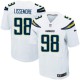 Men Nike San Diego Chargers &98 Sean Lissemore Elite White NFL Jersey