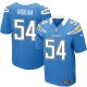 Men Nike San Diego Chargers &54 Melvin Ingram Elite Electric Blue Alternate NFL Jersey