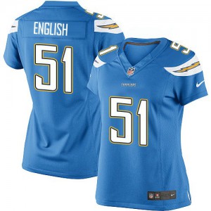 Femmes Nike San Diego Chargers # Larry 51 français élite maillot bleu électrique de rechange NFL