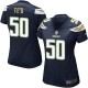 Women Nike San Diego Chargers &50 Manti Te'o New Elite Navy Blue Team Color NFL Jersey