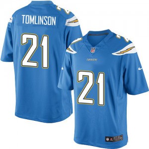 Jeunesse Nike San Diego Chargers # 21 LaDainian Tomlinson élite bleu électrique remplaçant NFL Maillot Magasin