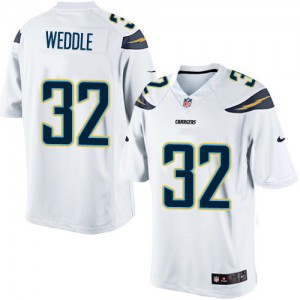 Jeunesse Nike San Diego Chargers # 32 Eric Weddle Élite blanc NFL Maillot Magasin