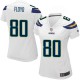 Women Nike San Diego Chargers &80 Malcom Floyd Elite White NFL Jersey