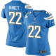 Women Nike San Diego Chargers &22 Jason Verrett Elite Electric Blue Alternate NFL Jersey