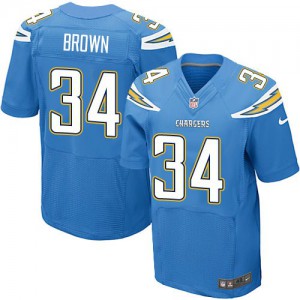 Hommes Nike San Diego Chargers # 34 Donald Brown élite Electric Bleu remplaçant NFL Maillot Magasin Hommes Nike San Diego Chargers # 34 Donald Brown élite Electric Bleu remplaçant NFL Maillot Magasin