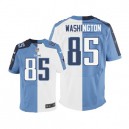 Men Nike Tennessee Titans &85 Nate Washington Elite Team/Road Two Tone NFL Jersey