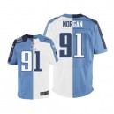 Men Nike Tennessee Titans &91 Derrick Morgan Elite Team/Road Two Tone NFL Jersey