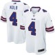 Youth Nike Buffalo Bills &4 Kevin Kolb Elite White NFL Jersey