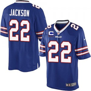 Couleur C Patch NFL maillot de l'équipe jeunesse Nike Bills de Buffalo # 22 Fred Jackson élite Royal Blue