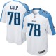 Youth Nike Tennessee Titans &78 Curley Culp Elite White NFL Jersey