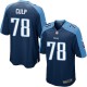 Youth Nike Tennessee Titans &78 Curley Culp Elite Navy Blue Alternate NFL Jersey