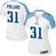Women Nike Tennessee Titans &31 Bernard Pollard Elite White NFL Jersey