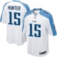 Youth Nike Tennessee Titans &15 Justin Hunter Elite White NFL Jersey