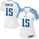 Women Nike Tennessee Titans &15 Justin Hunter Elite White NFL Jersey
