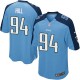 Youth Nike Tennessee Titans &94 Sammie Lee Hill Elite Light Blue Team Color NFL Jersey