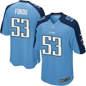 Jeunes Titans du Tennessee Nike # 53 YHASID Moise Élite Light Bleu équipe couleur NFL Maillot Magasin Jeunes Titans du Tennessee Nike # 53 YHASID Moise Élite Light Bleu équipe couleur NFL Maillot Magasin