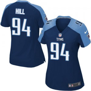 Femmes Nike Tennessee Titans # 94 Sammie Lee Hill Élite bleu marine alternent NFL Maillot Magasin Femmes Nike Tennessee Titans # 94 Sammie Lee Hill Élite bleu marine alternent NFL Maillot Magasin