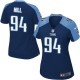 Women Nike Tennessee Titans &94 Sammie Lee Hill Elite Navy Blue Alternate NFL Jersey