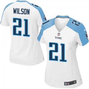 Femmes Nike Tennessee Titans # 21 George Wilson Élite blanc NFL Maillot Magasin