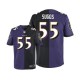 Men Nike Baltimore Ravens &55 Terrell Suggs Elite Team/Alternate Two Tone NFL Jersey