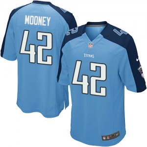 Jeunes Titans du Tennessee Nike # 42 Collin Mooney élite lumière bleu équipe NFL Maillot Magasin de couleur