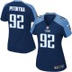 Women Nike Tennessee Titans &92 Ropati Pitoitua Elite Navy Blue Alternate NFL Jersey