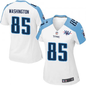Femmes Nike Tennessee Titans # 85 Nate Washington Élite blanc 15e saison Patch NFL Maillot Magasin Femmes Nike Tennessee Titans # 85 Nate Washington Élite blanc 15e saison Patch NFL Maillot Magasin