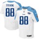 Men Nike Tennessee Titans &88 Craig Stevens Elite White 15th Season Patch NFL Jersey