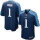 Youth Nike Tennessee Titans &1 Warren Moon Elite Navy Blue Alternate NFL Jersey