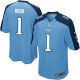 Youth Nike Tennessee Titans &1 Warren Moon Elite Light Blue Team Color NFL Jersey