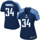Women Nike Tennessee Titans &34 Earl Campbell Elite Navy Blue Alternate NFL Jersey