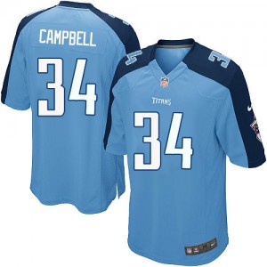 Jeunes Titans du Tennessee Nike # 34 Earl Campbell Élite Light Bleu équipe couleur NFL Maillot Magasin Jeunes Titans du Tennessee Nike # 34 Earl Campbell Élite Light Bleu équipe couleur NFL Maillot Magasin