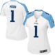 Women Nike Tennessee Titans &1 Warren Moon Elite White NFL Jersey