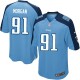 Youth Nike Tennessee Titans &91 Derrick Morgan Elite Light Blue Team Color NFL Jersey